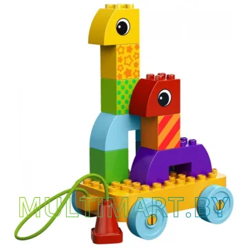 Конструктор LEGO Duplo 10554 Веселая каталка с кубиками картинка 3